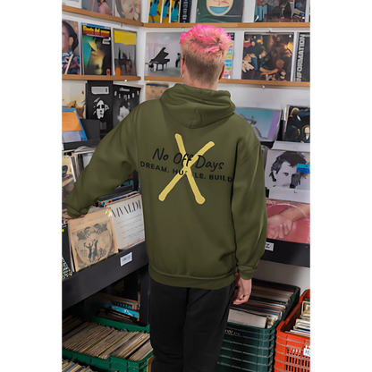 Unisex Hoodie Build - Dream. Hustle. Build